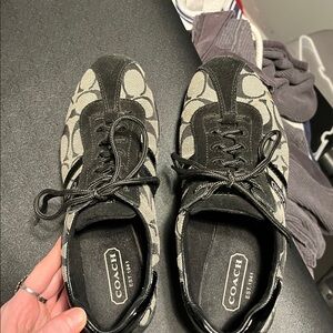 Coach Monochrome Patterned Sneakers